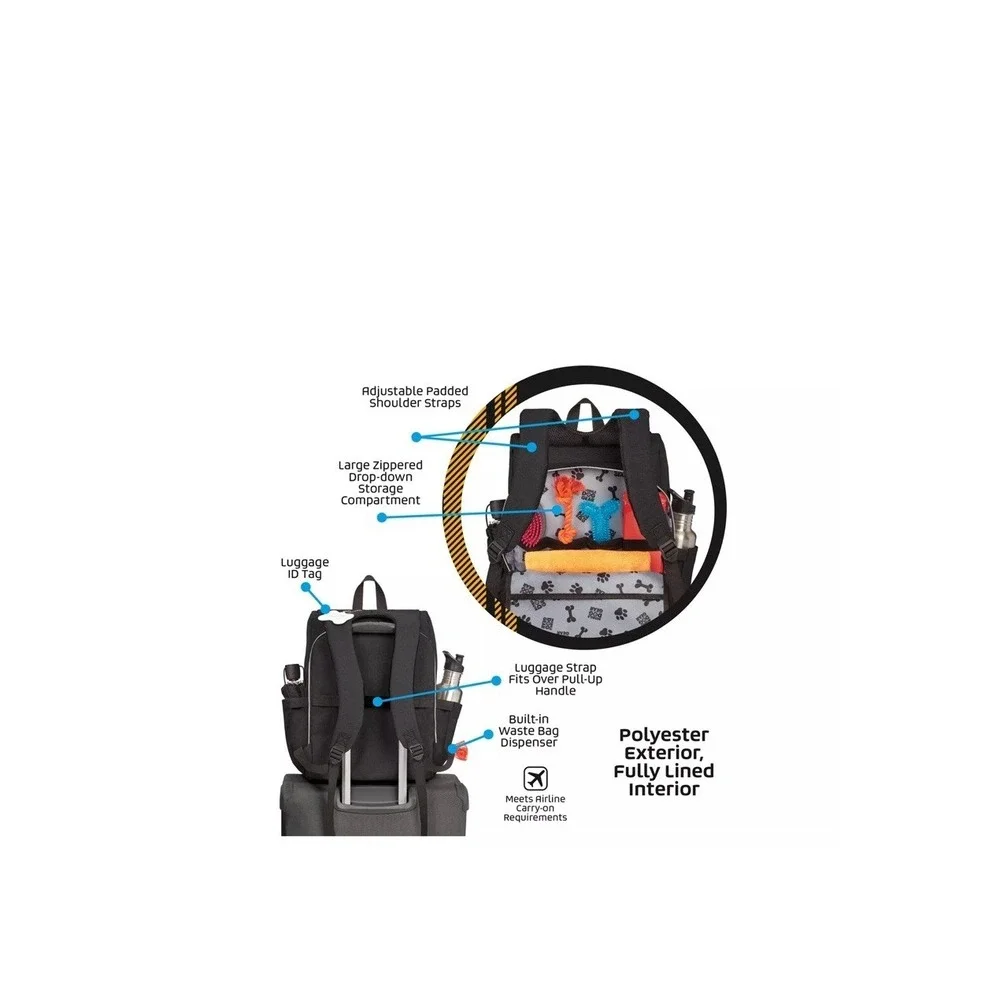 Mobile Dog Gear Ultimate‎ Week Away Backpack Travel Gear With Needed Accessories